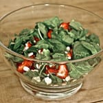 Strawberry, Feta & Spinach Salad