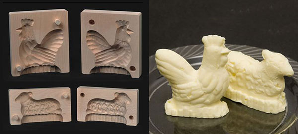 How to Mold Butter, Butter Sculpture Making