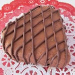 Chocolate/Peanut Butter Coeur a la Creme