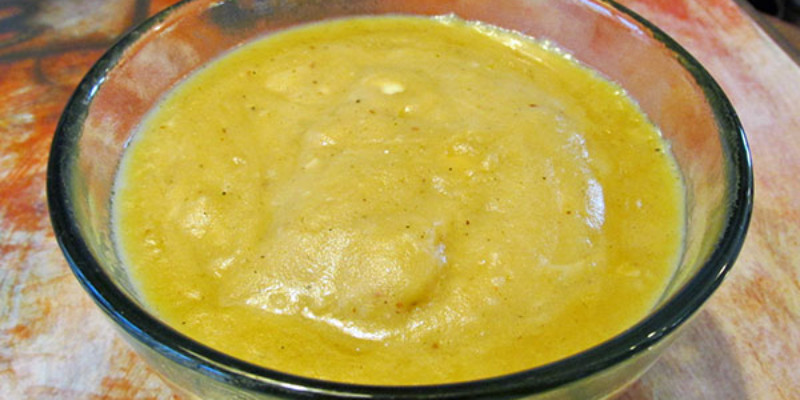 Cheese and chipotle potato soup