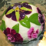 Using Glaze to Adorn Your Cheese with Flowers